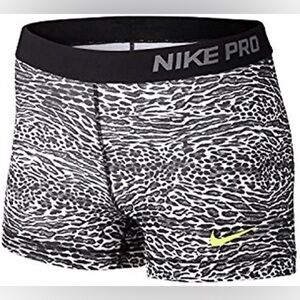 Nike 3" Venom Compression Shorts White Volt Black